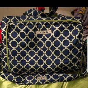 Jujube Royal Envy diaper bag BFF tote backpack
